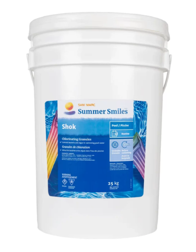 Granules chlorés Shok Summer Smiles 25kg